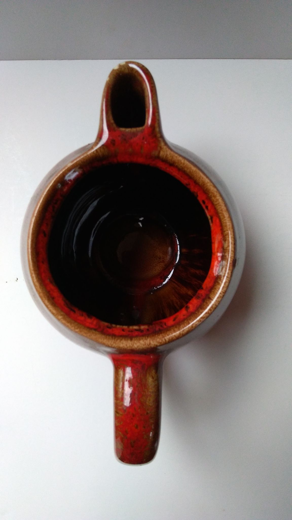 Pichet céramique flambée