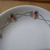 Flat plate Gien model Fleurettes