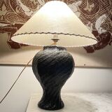 Asian lamp, 2 M fabric cable, paper lampshade