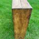 Antique wooden locker storage unit