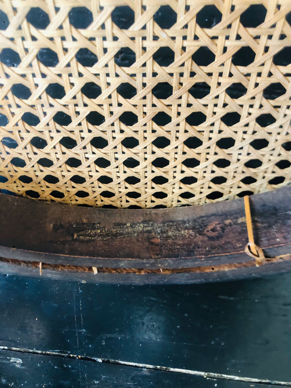 Pair of bistro chairs signed Thonet