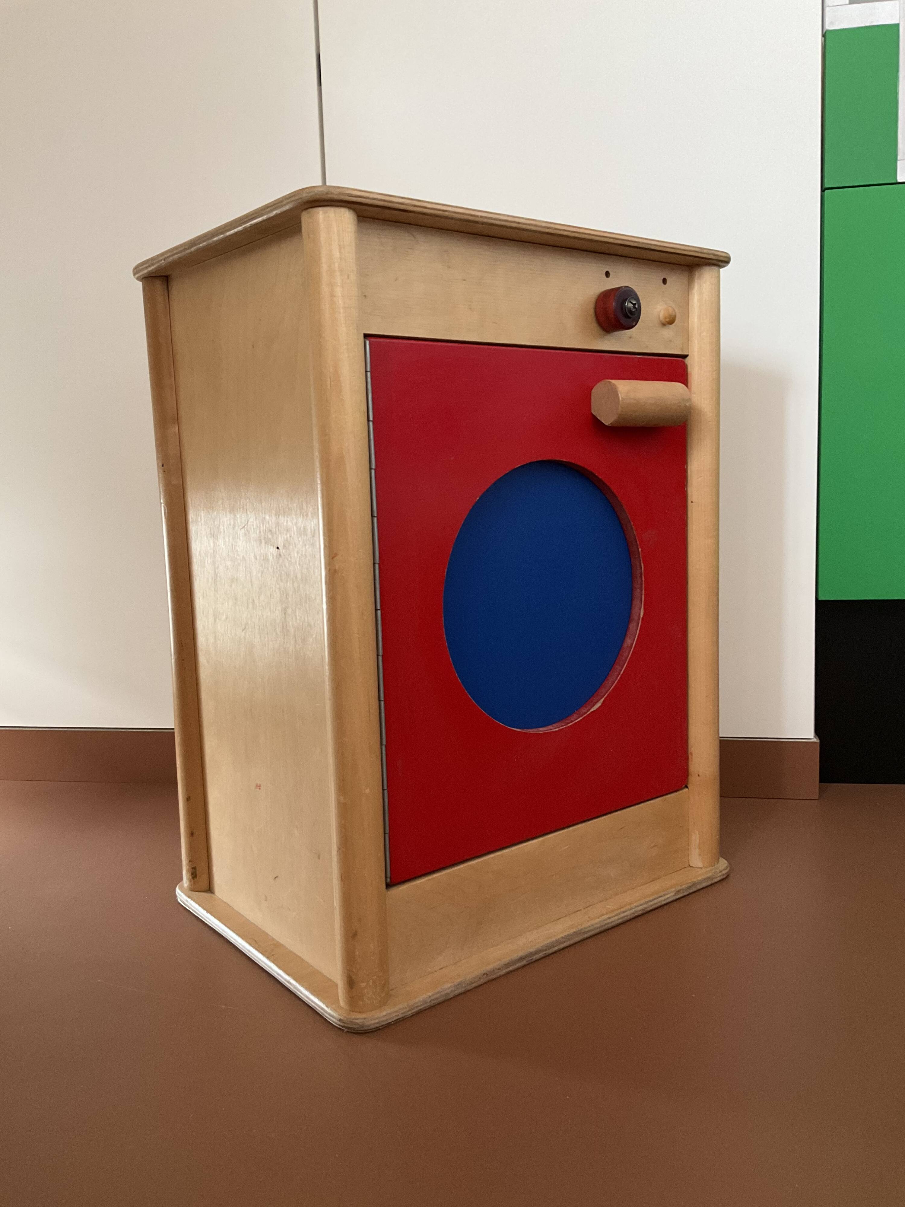 Small vintage red and blue furniture