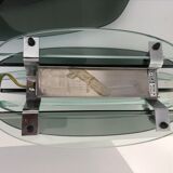 Veca mirror and 2 matching Veca wall lights made in Italy