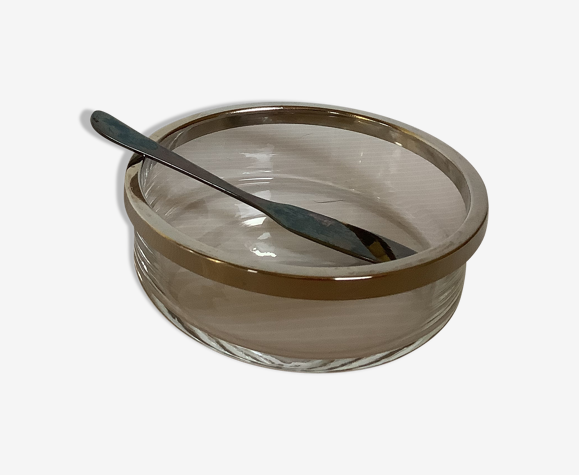 Beurrier rond en verre