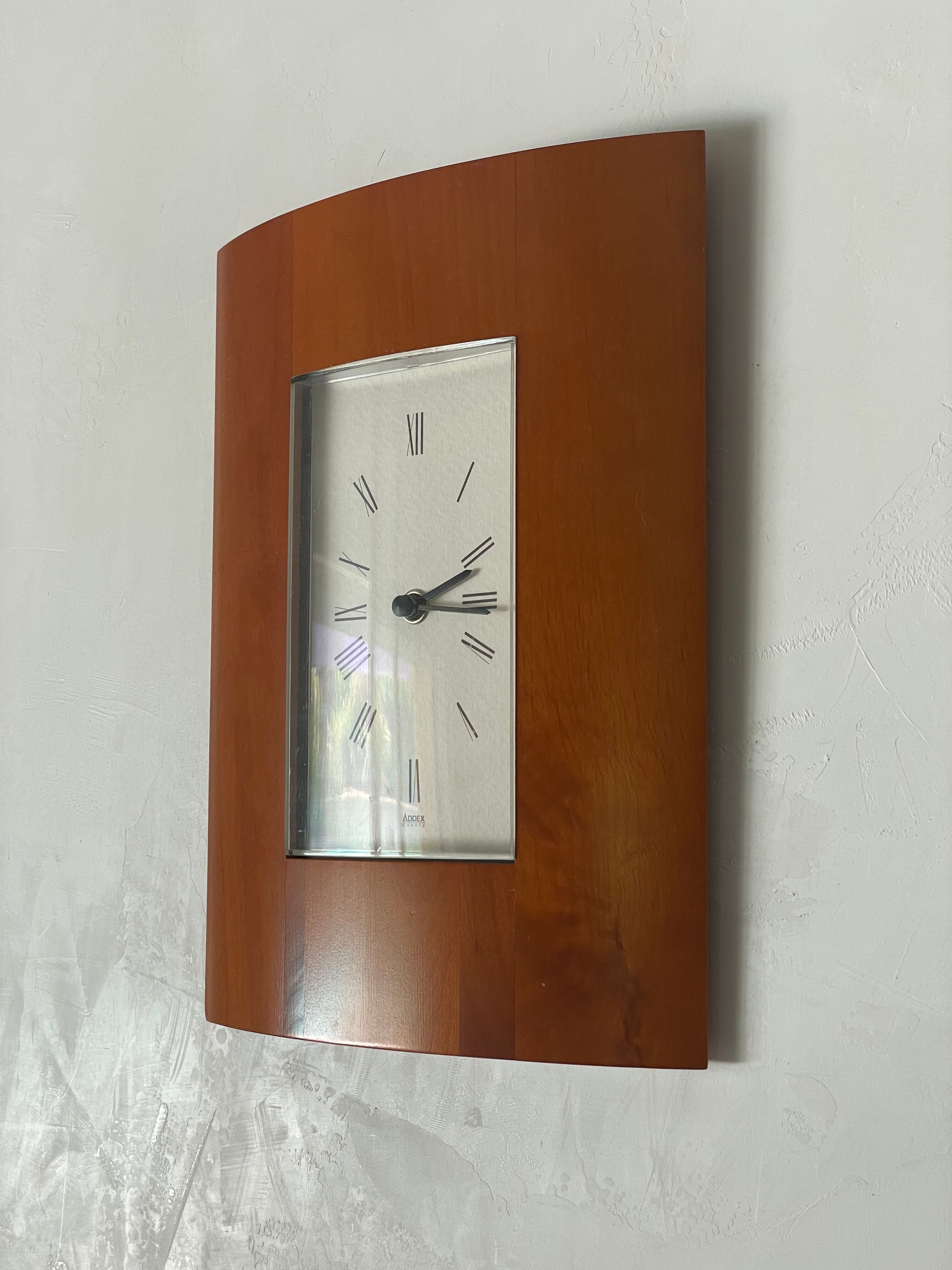 wooden wall clock