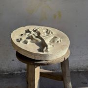 Dragon en plâtre par Walter De Buck