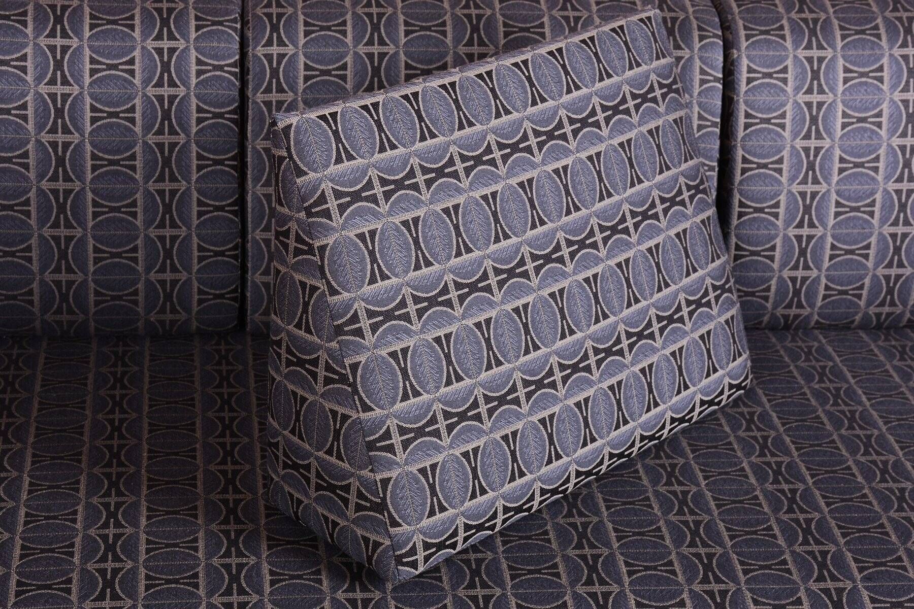 Bauhaus Sofa in Chrome and Fabric from Robert Slezak, Czech, 1930s