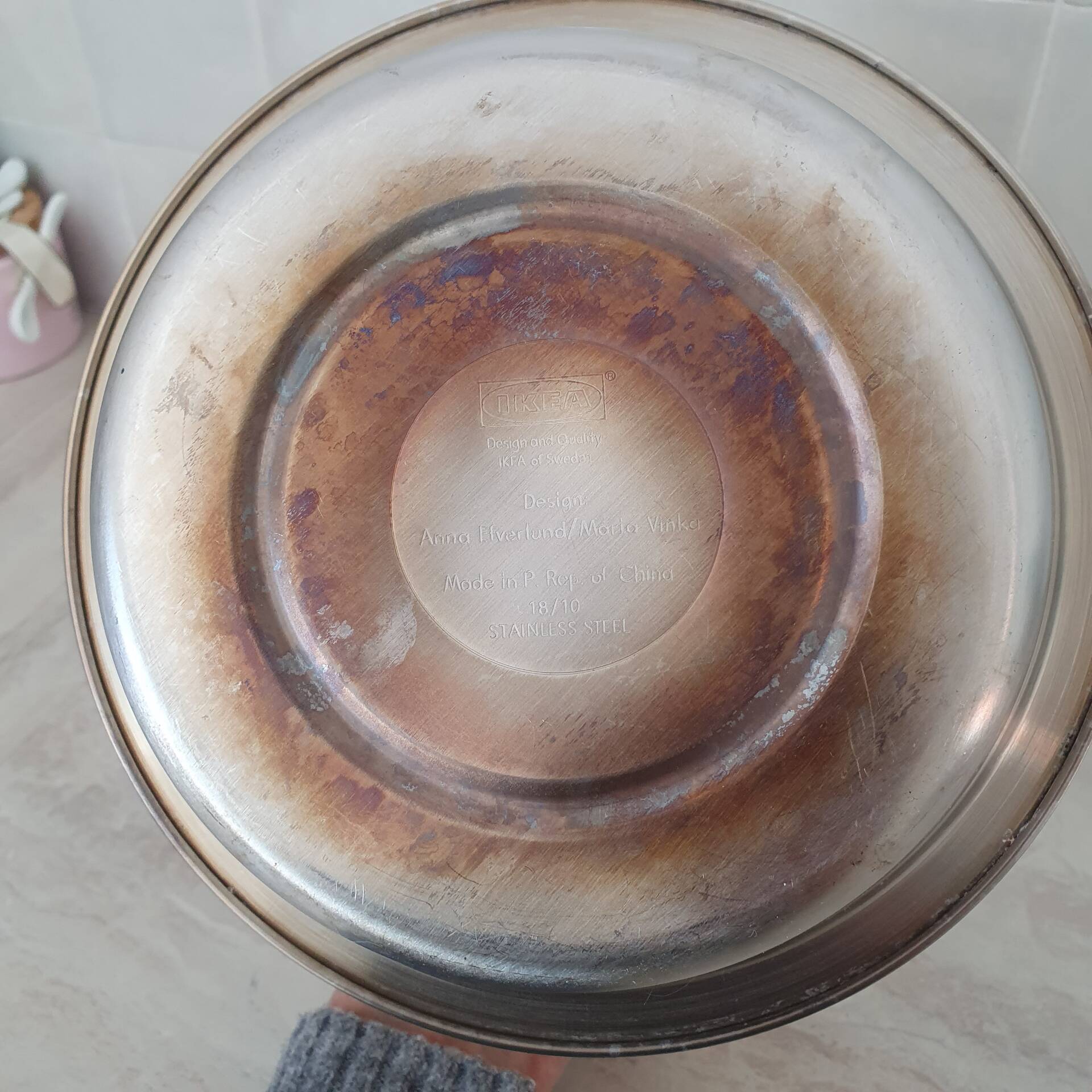IKEA UFO stainless steel kettle 18/10 Anna Efverlund Maria Vinka / Vintage
