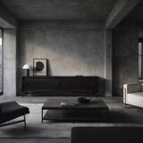 Vintage Mid-Century Scandinavian Modern Dark Oak Sideboard, 1960s