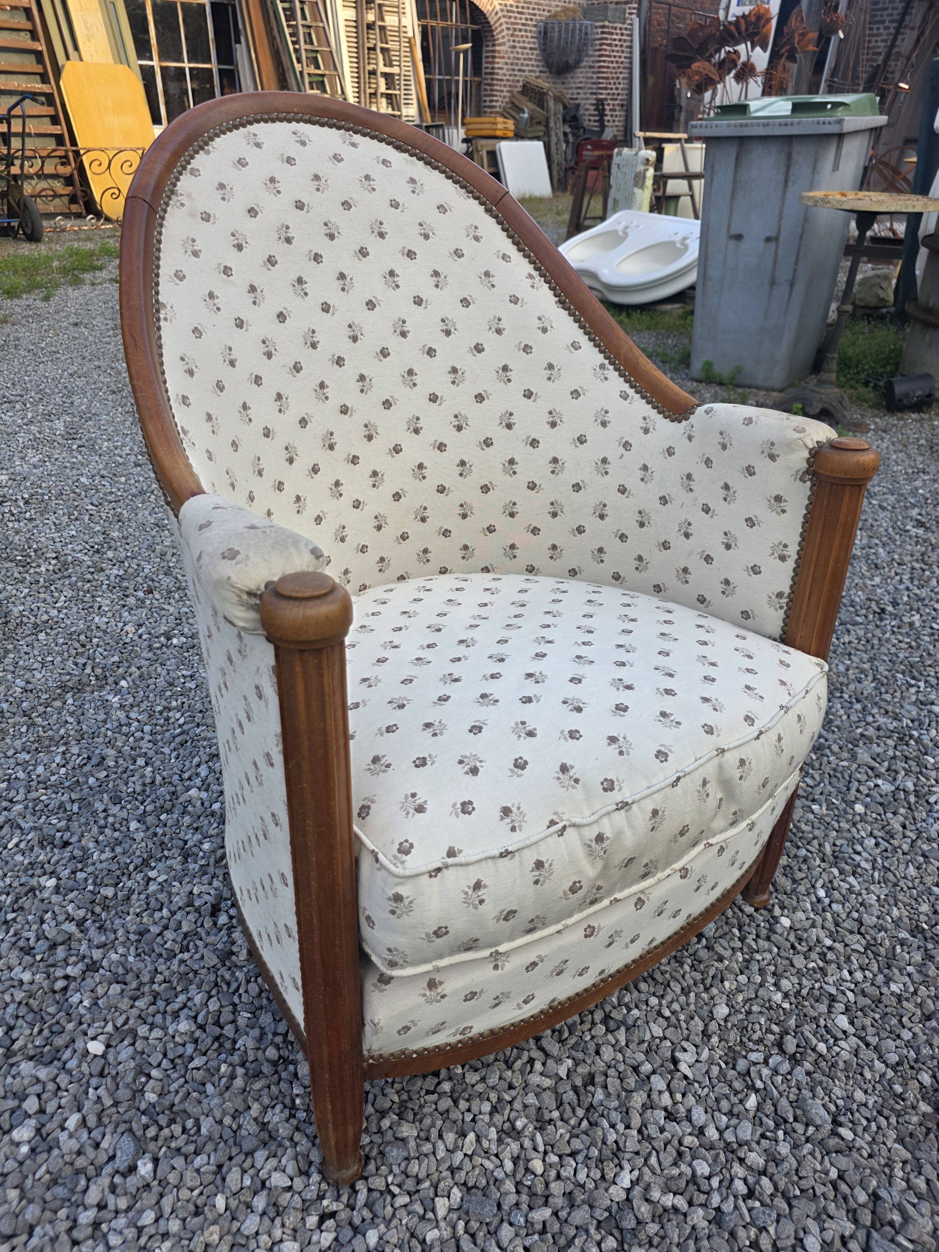 Fauteuil art déco des années 1930