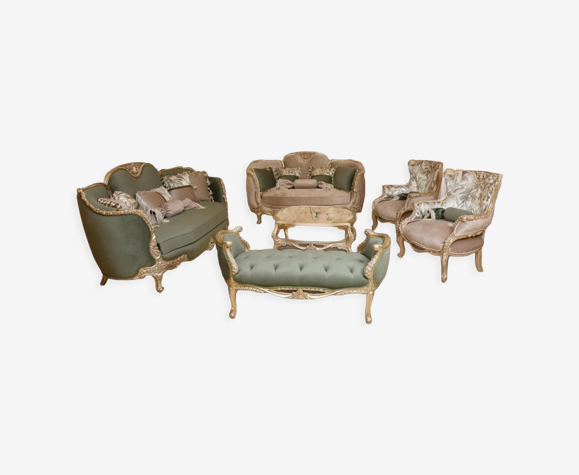 Salon complet vert