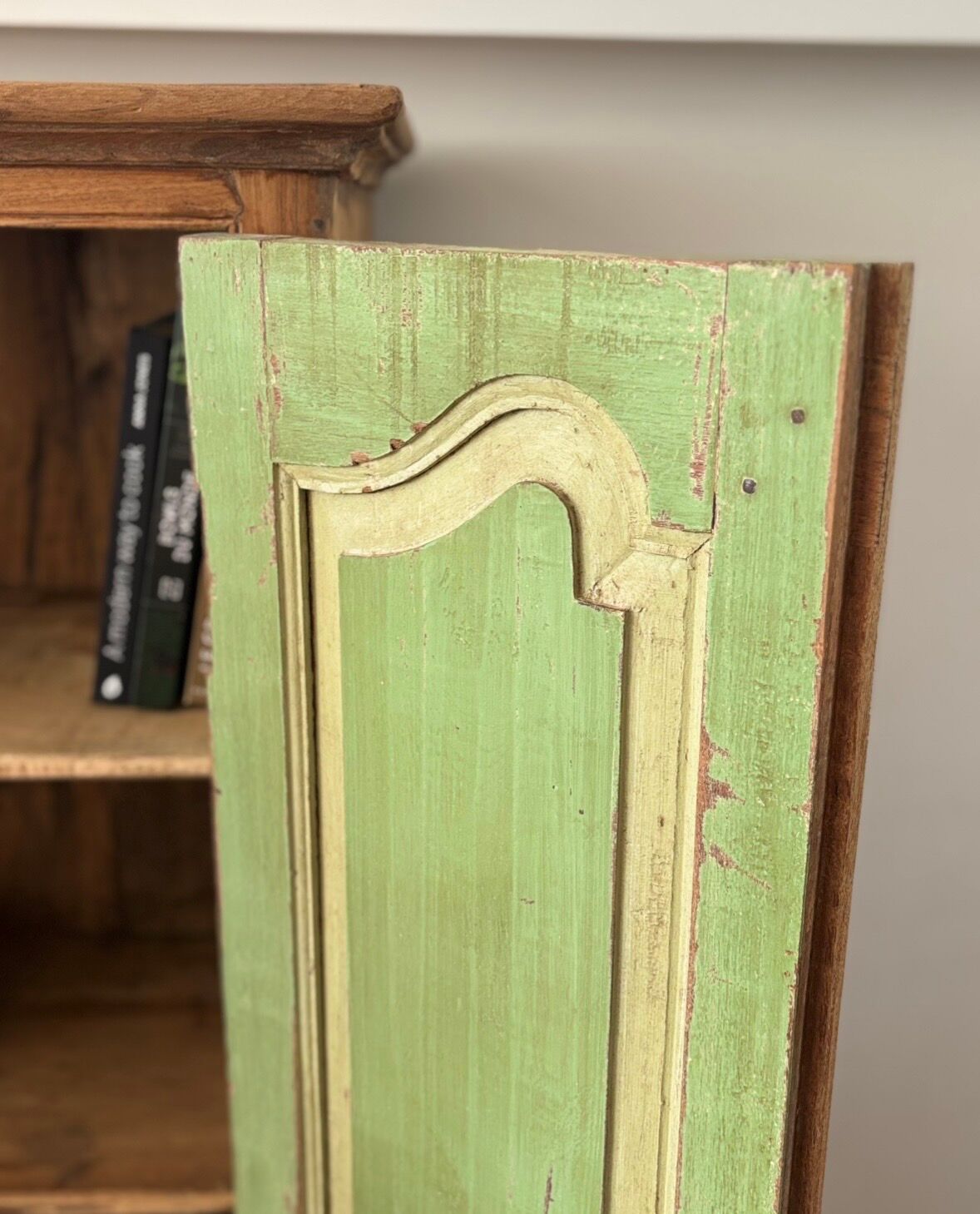 Small Provençal-style oak wardrobe