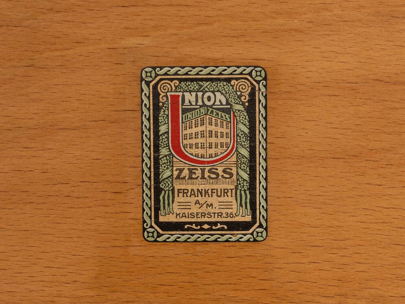 1900s showcase, Zeiss Union