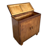 Buffet/crédence Art déco italien en noyer, années 1940