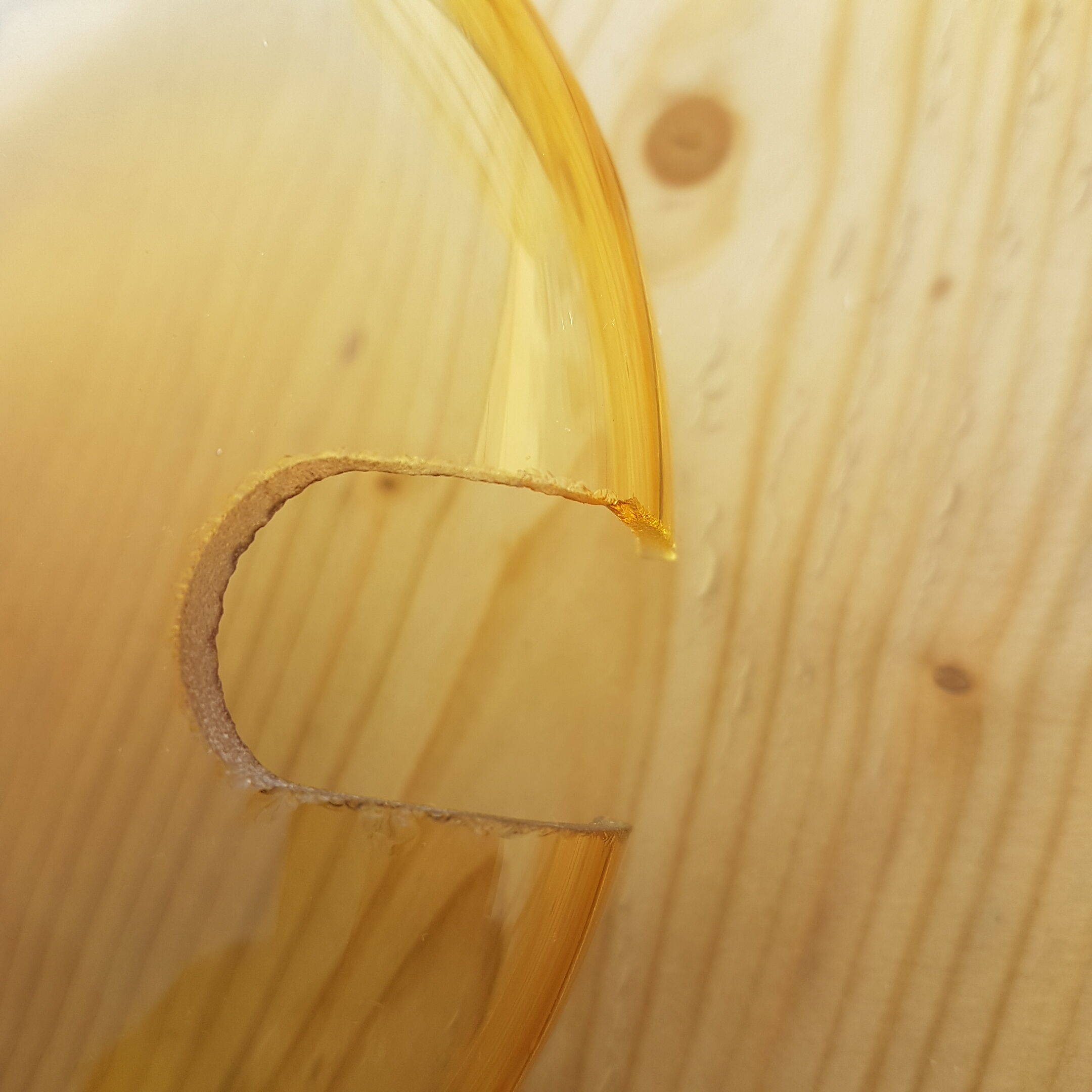 Honey glass jar, vintage