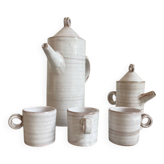 Rare Vallauris ceramic coffee service