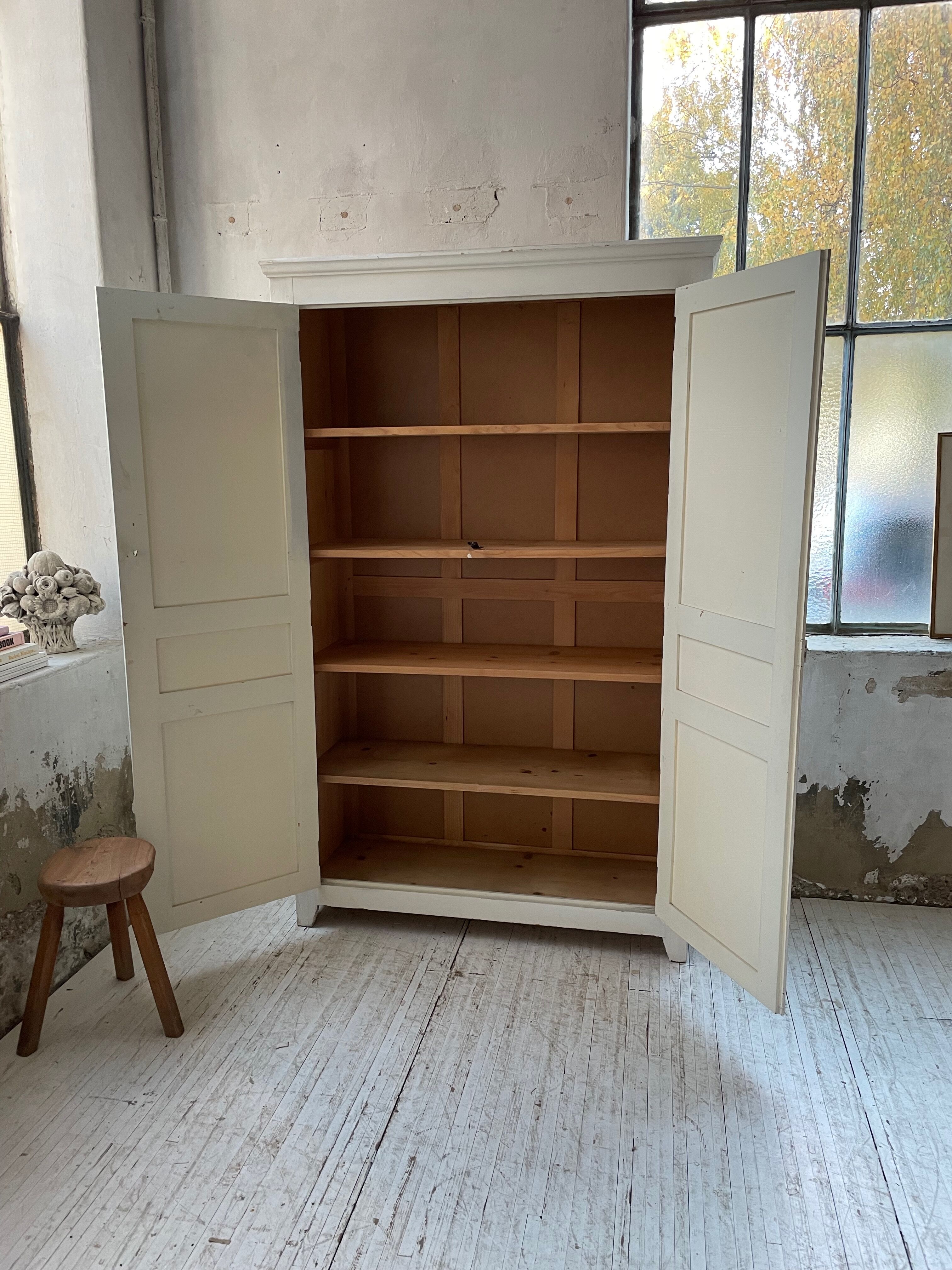 White cutter cabinet