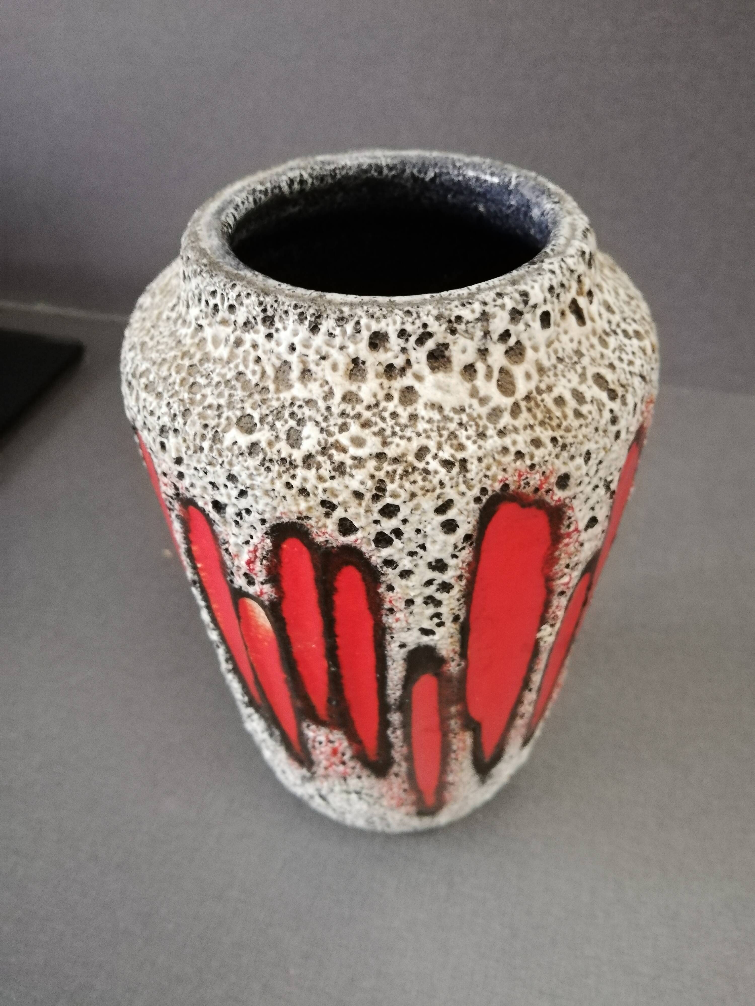 Vase ceramic glazed pottery vintage