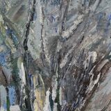 Albert krüger (1885-1965), scandinavian painting, 1930s , framed