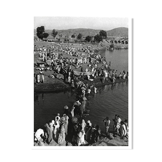 Photographie Pèlerinage au bord la rivière, rajasthan