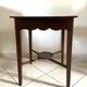 Table d'appoint carré en acajou 1970