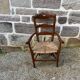 Straw armchair