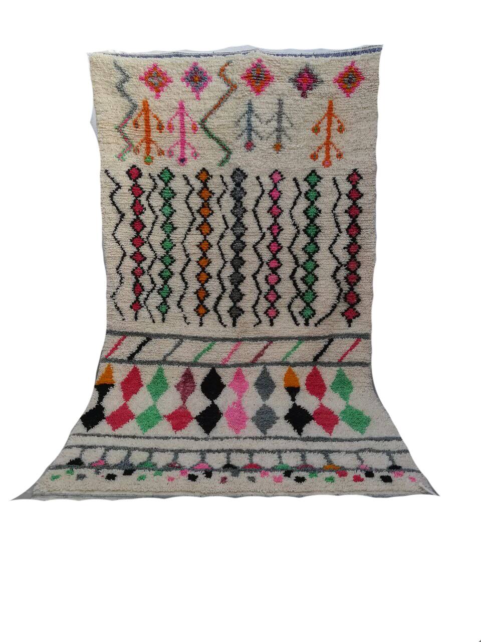 Handmade Moroccan Berber rug 278 X 156 CM
