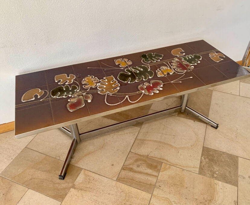 Vintage 70s ceramic coffee table
