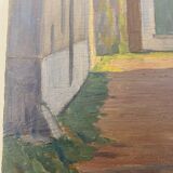 Tableau, paysage, cachet de l’atelier d’artiste circa 1940