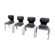 Lot de 4 chaises vintage Flototto