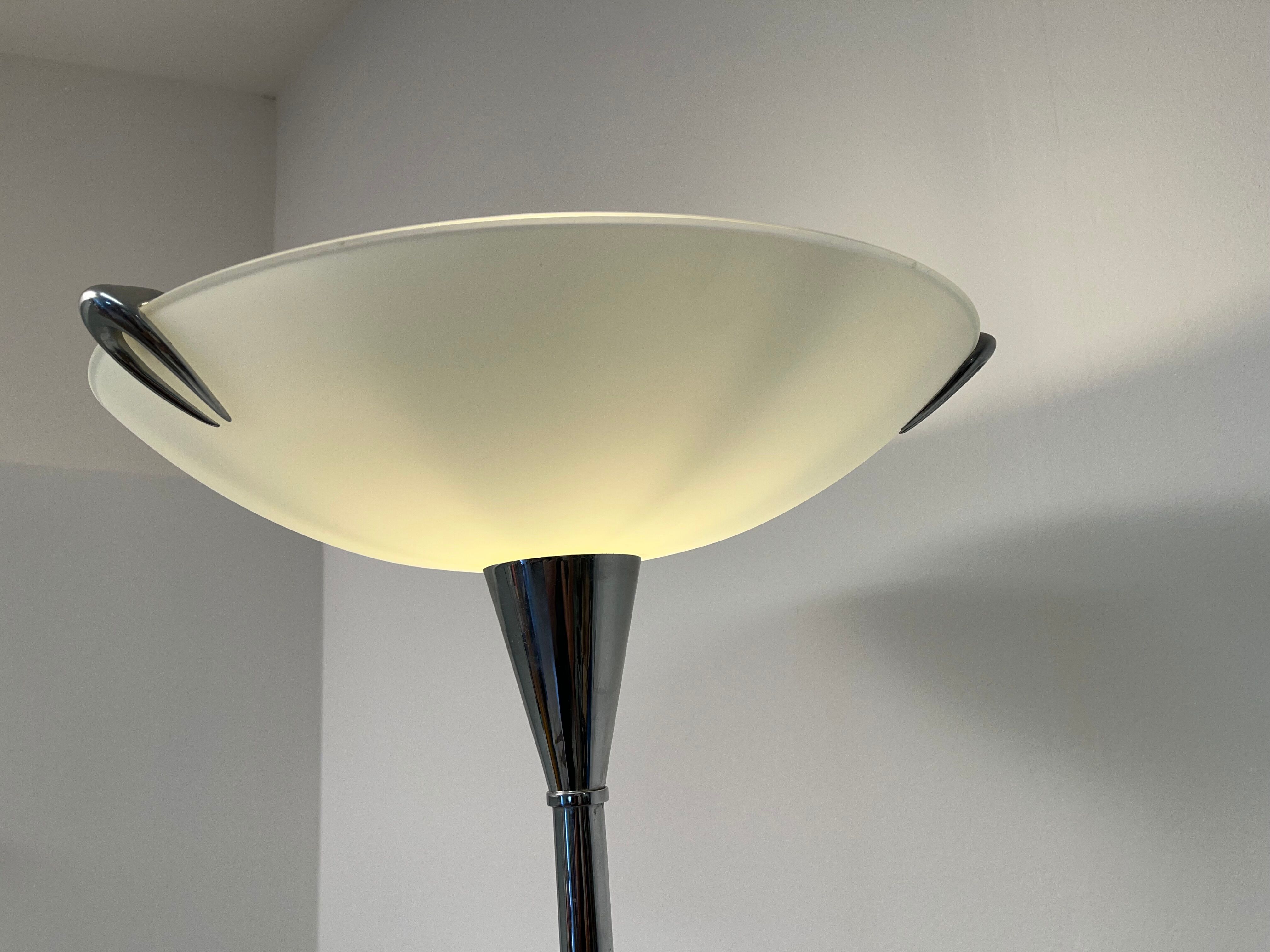 Vintage chrome floor lamp