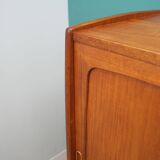 Teak highboard, Danish design, 1960s, production: Denmark