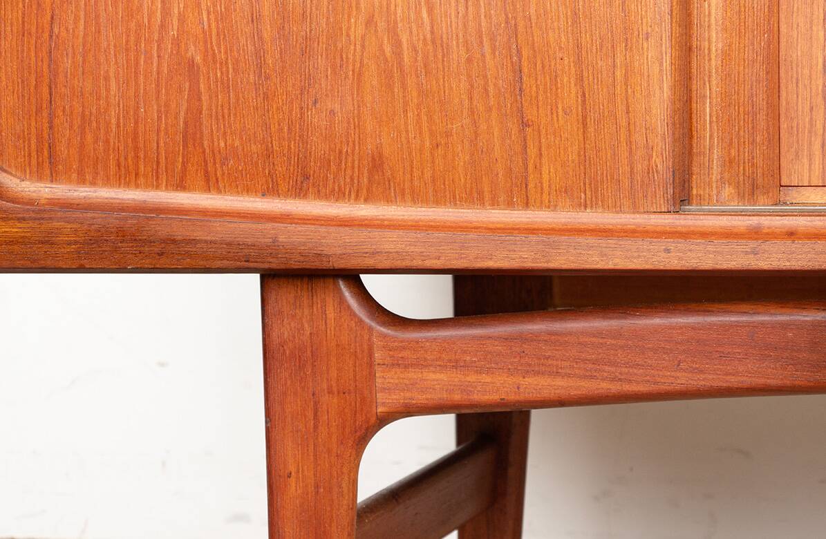 Sideboard, Danish teak Highboard, Ærthoj Jensen and Mølholm Herning 1960