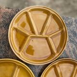 5 assiettes à fondue Gien