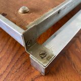 Antique rectangular tray in silver and mirror color