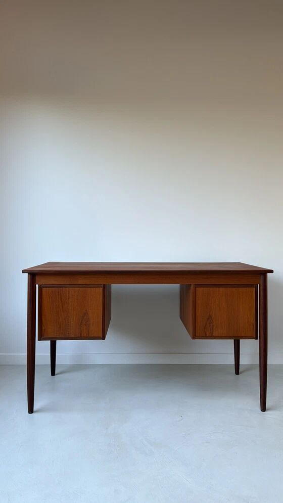 Vintage teak wooden desk