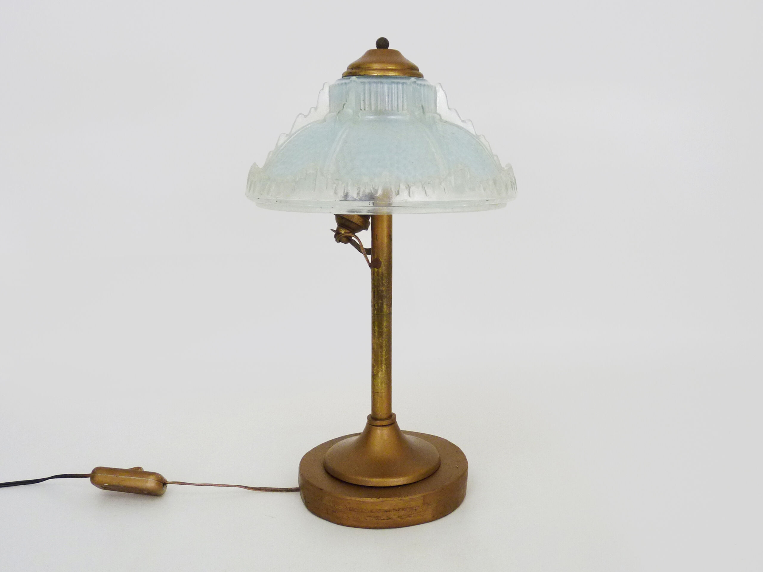 Desk lamp, art deco table lamp ezan france, 30s