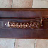 Antique leather suitcases