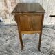 Louis xv style nightstand table wood drawer + vintage case
