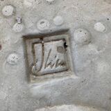 Large glazed terracotta hen