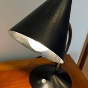 Lampe de bureau noire réglable mid-century (1950-1960) Helo Leuchten