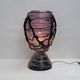 Exceptional Sculptural Murano Glass Table Lamp, Unique Piece, 1990