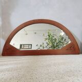 Art Deco half-moon mirror