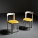 Set of two chairs and a stool by Bruno Rey, Dietiker, circa 1975.