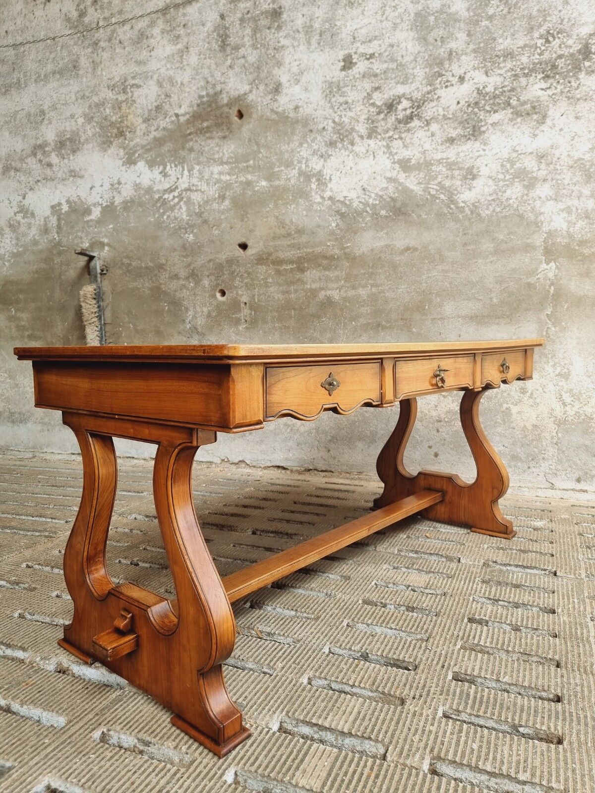 Antique table desk table N.V. Paerels