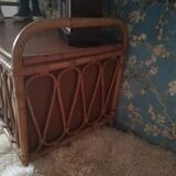 Vintage rattan trunk