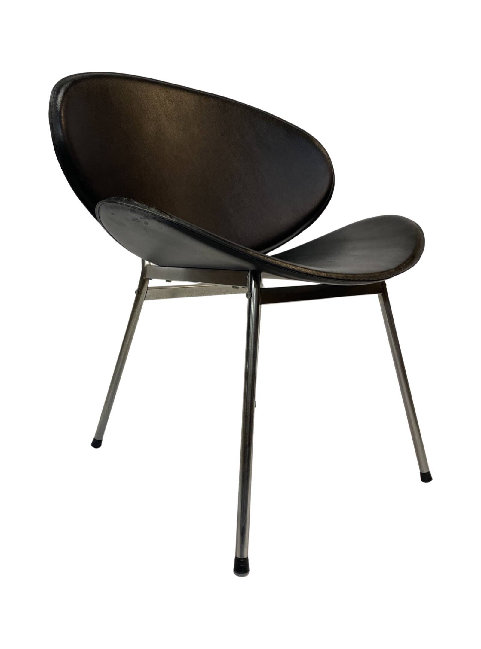 Vintage dining chairs set of four Italy 1990's Design in Black