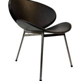 Vintage dining chairs set of four Italy 1990's Design in Black