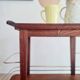 Desserte Art déco bois et laiton - petit modèle