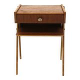 Scandinavian teak bedside table, Sweden, 1950s